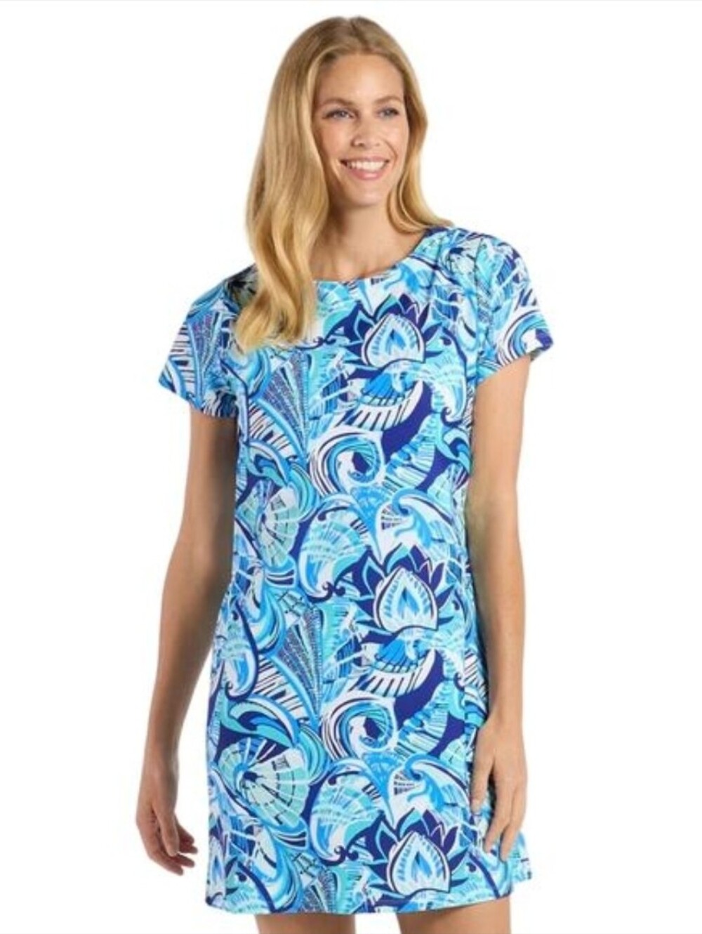 NWT Jude Connally $198 Ella Fanfair Seaglass Mini Dress - Picture 2 of 6